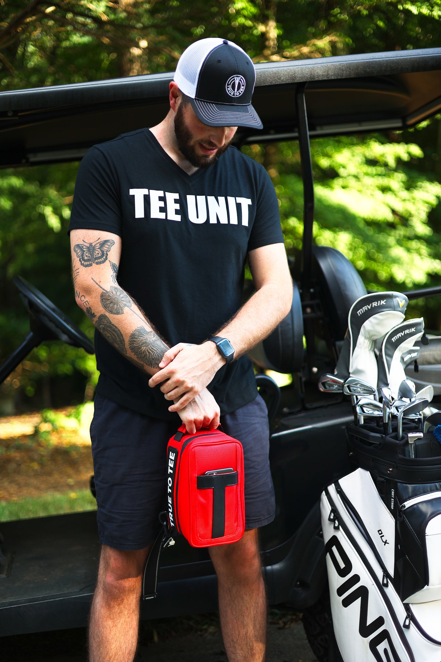 The Tee Unit™ - Hazard Red